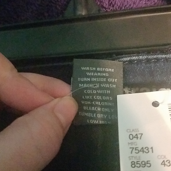 Dark Wash Straight Leg Butter Denim Jeans - Picture 5 of 5